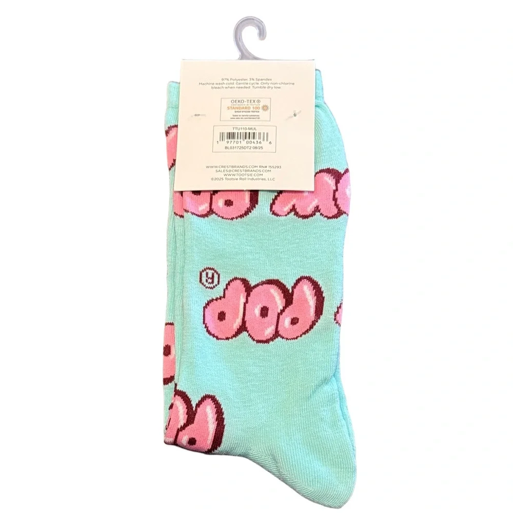 Blow Pop Lollipop Fun Crew Socks NWT